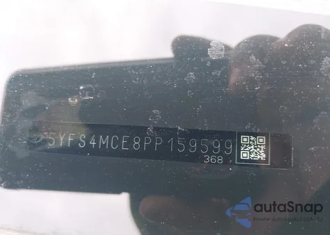 2023 Toyota Corolla Se из США, поврежденный, VIN 5YFS4MCE8PP159599